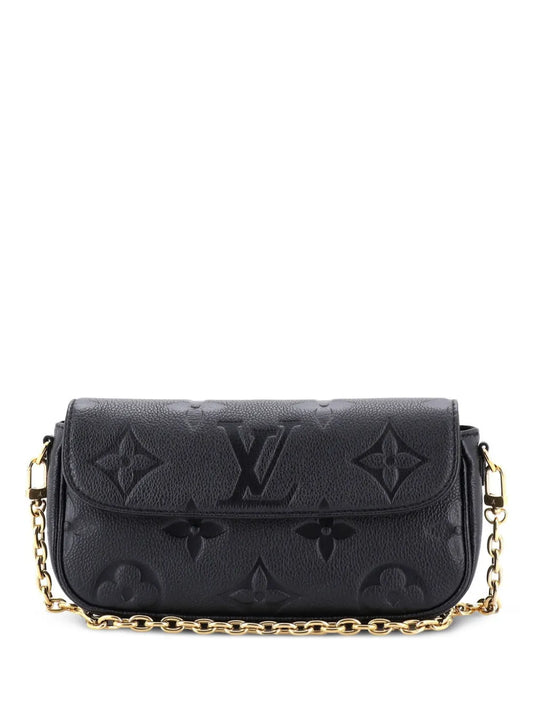 Louis Vuitton Pre Owned Ivy Wallet On Chain Monogram Empreinte Giant Shoulder Bag — Same as shown — Size One Size — Front View