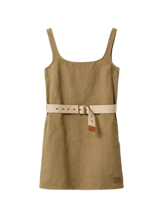 Miu Miu Scoop Neck Mini Dress — Same as shown — Size XS — Front View