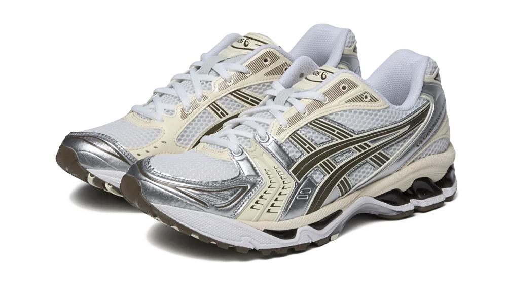 ASICS Gel-Kayano 14 White Ivory — vue de face