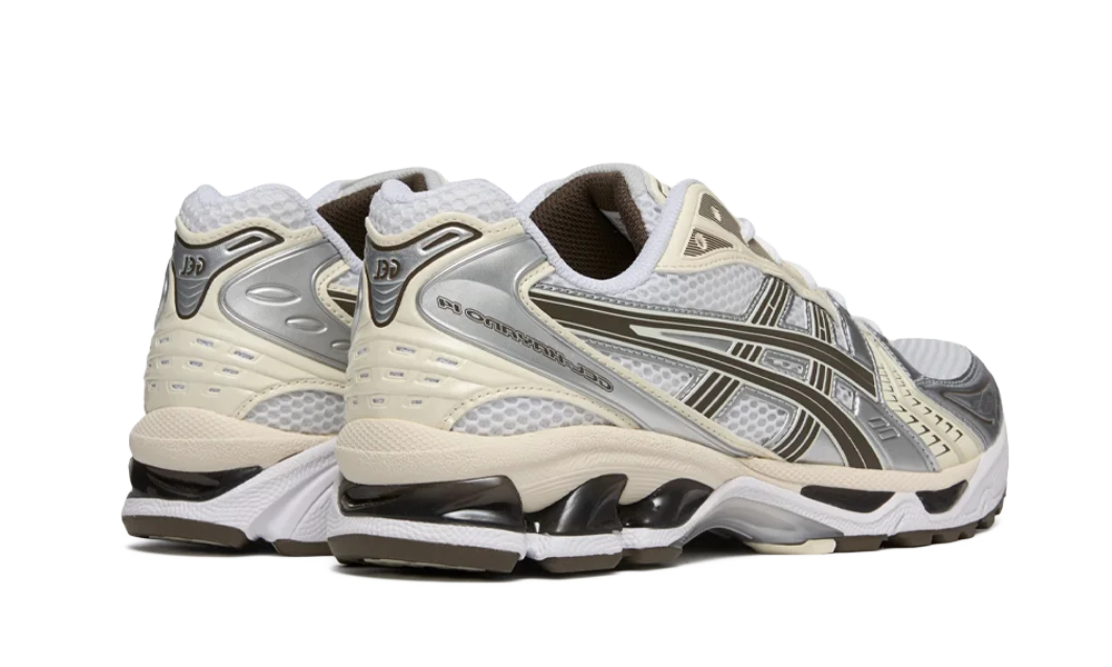 ASICS Gel-Kayano 14 White Ivory — vue de profil