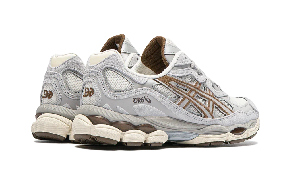 ASICS Gel-NYC Cream Cement Grey — vue de profil