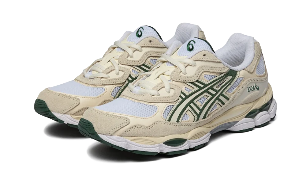 ASICS Gel-NYC Ivory Forest Night — vue de face