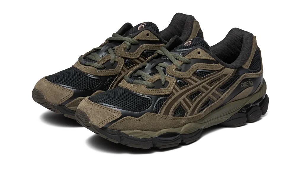 ASICS Gel-NYC Loden Green Graphite Grey — vue de face