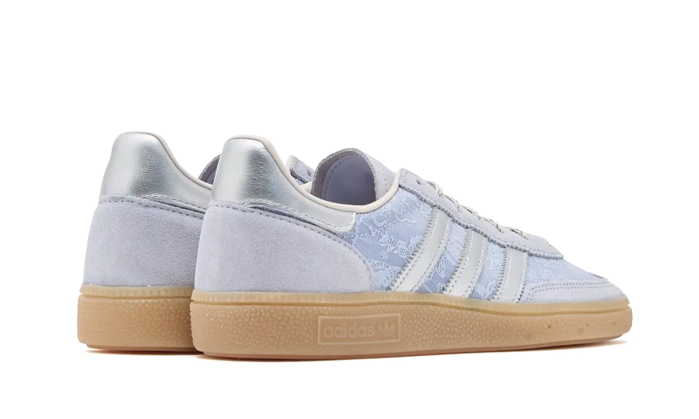 Adidas Handball Spezial Crystal Sky Silver Metallic Chalk White — vue de profil