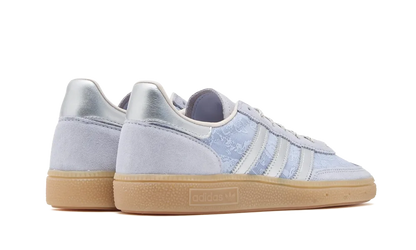 Adidas Handball Spezial Crystal Sky Silver Metallic Chalk White — vue de profil