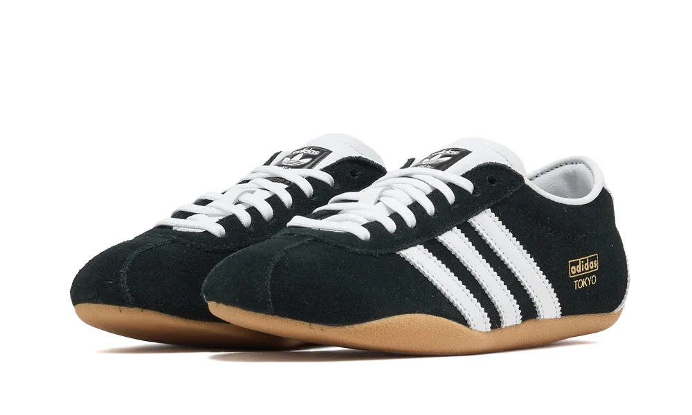 Adidas Tokyo Core Black Cloud White Gum — vue de profil