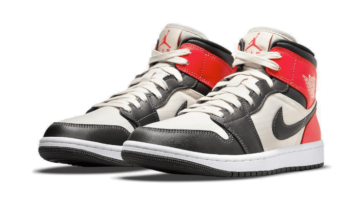 Air Jordan 1 Mid Light Orewood Brown SKU : DQ6078-100