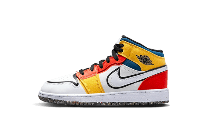 Air Jordan 1 Mid SE Multicolor Enfant (GS)