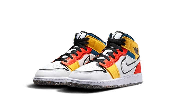Air Jordan 1 Mid SE Multicolor Enfant (GS)