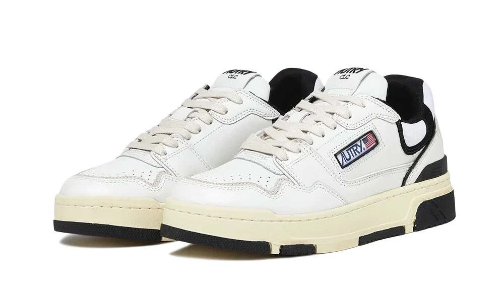  Autry CLC Low Multi Material White Black