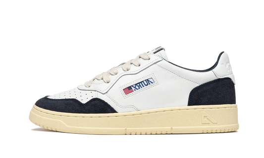 Autry Medalist Low Soft Leather Suede White Oceano