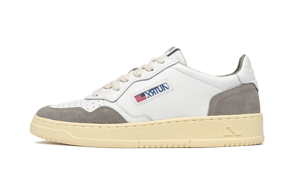  Autry Medalist Low Soft Leather Suede White Vapor