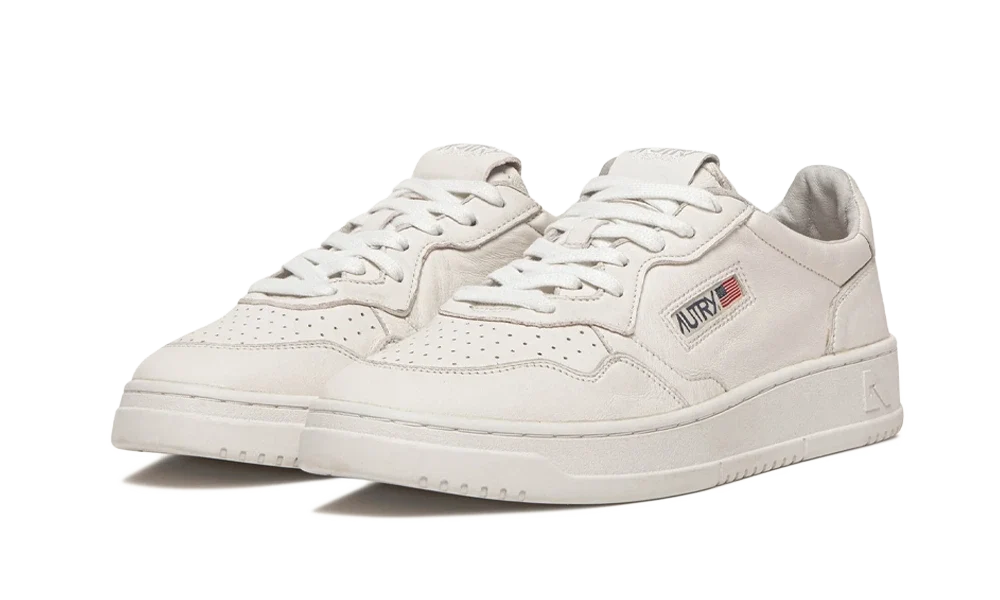 Autry Medalist Low Solidgoat White