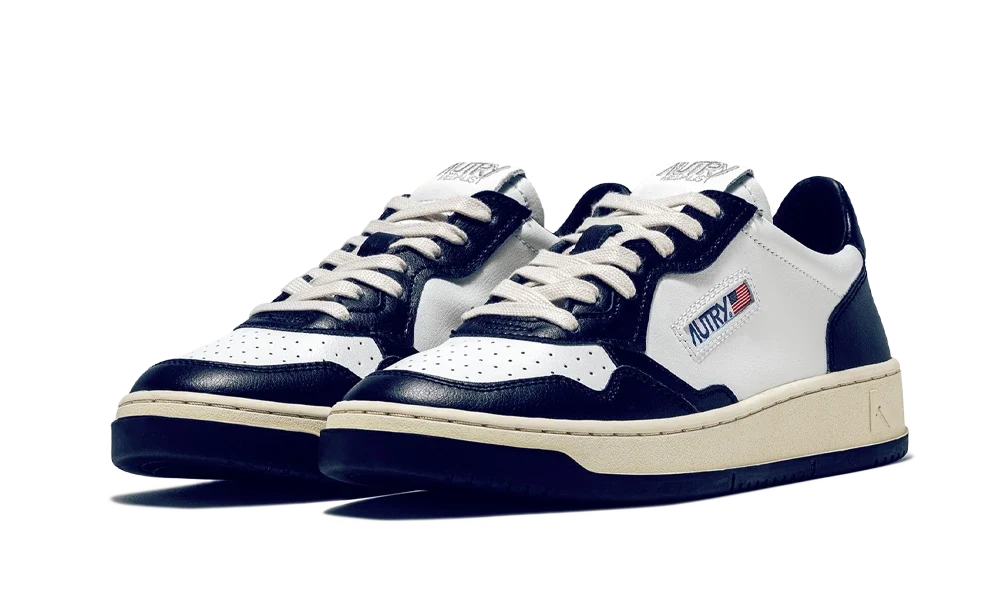 Autry Medalist Low White Blue