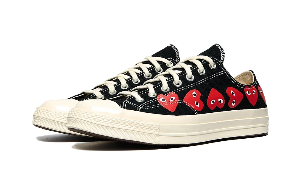 Chuck Taylor All Star 70 Ox Comme des Garcons PLAY Multi-Heart Black