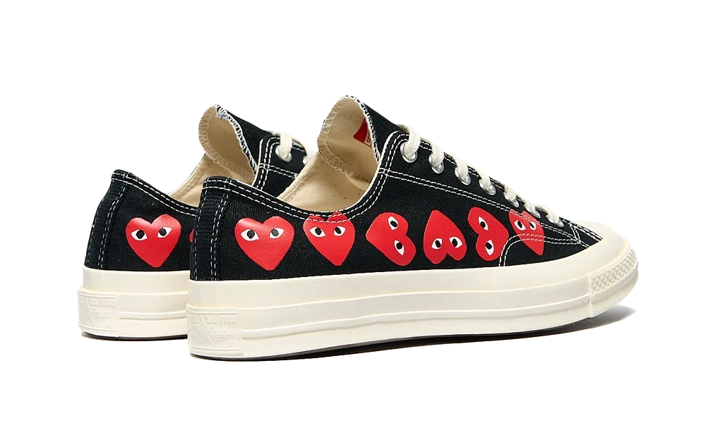 Chuck Taylor All Star 70 Ox Comme des Garcons PLAY Multi-Heart Black