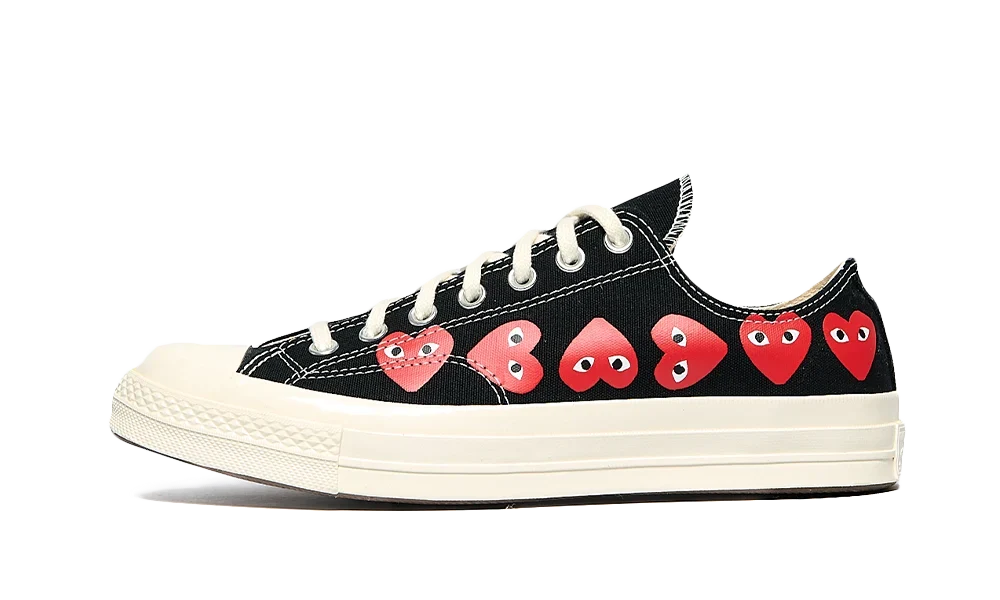 Chuck Taylor All Star 70 Ox Comme des Garcons PLAY Multi-Heart Black