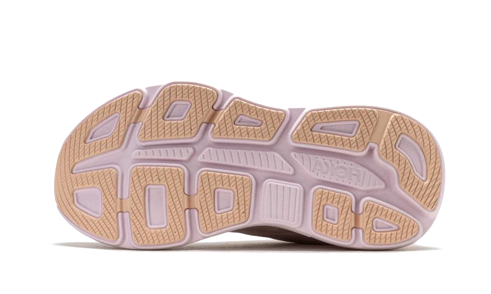Hoka Bondi 9 W Lilac Cream Tangerine Glow — détail