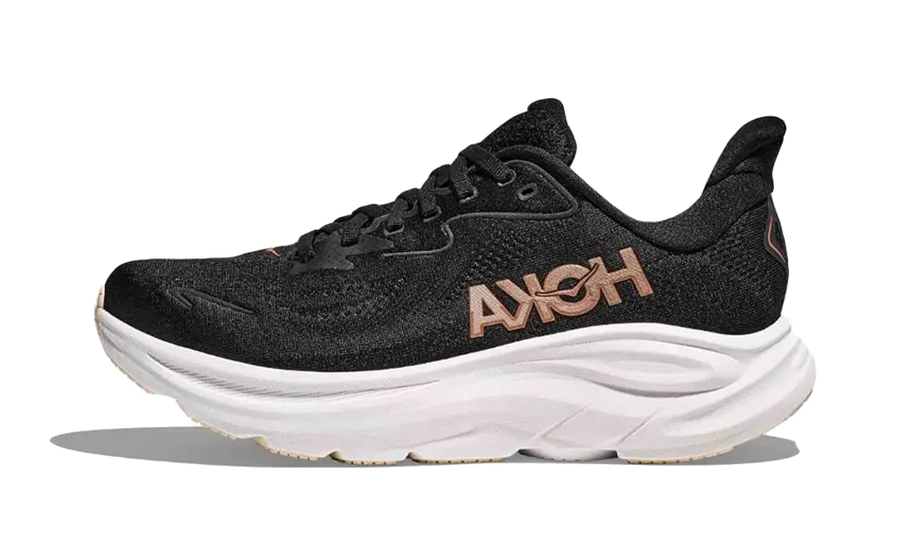 Hoka One Clifton 10 Black Rose Gold
