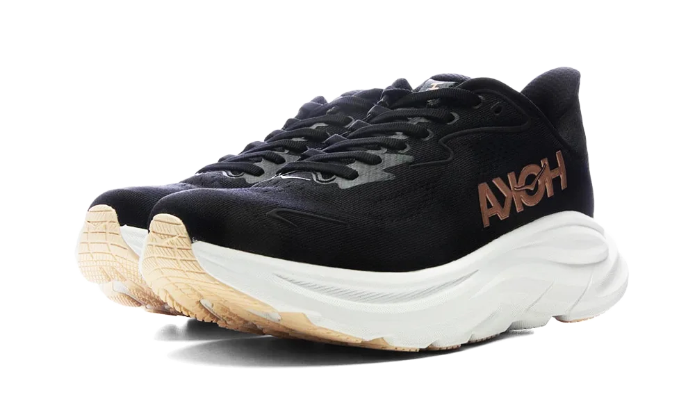 Hoka One Clifton 10 Black Rose Gold