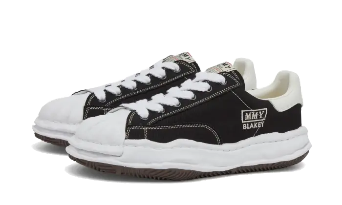 Maison Mihara Yasuhiro Blakey OG Sole Canvas Low Black White