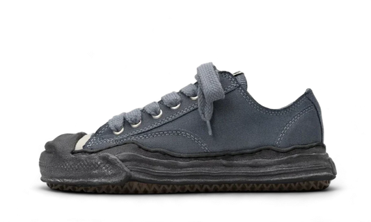 maison-mihara-yasuhiro-hank-og-sole-over-dyed-canvas-low-black