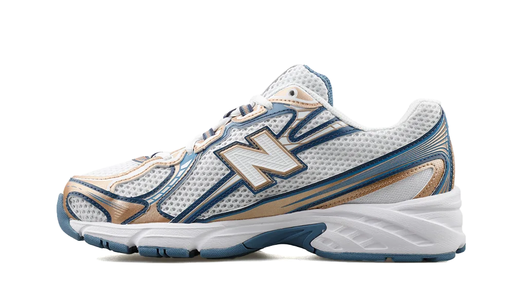 740 Blue Gold Metallic