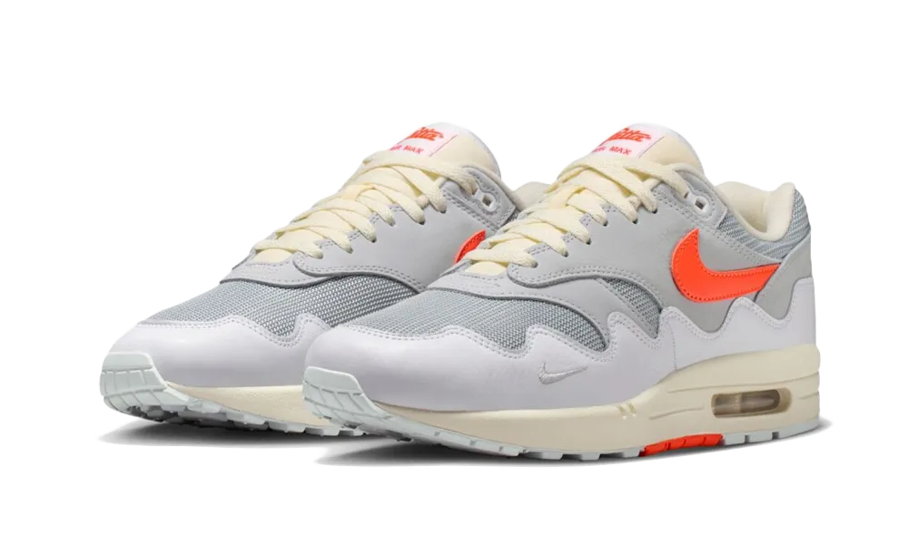 Air Max 1 Patta Waves White Crimson