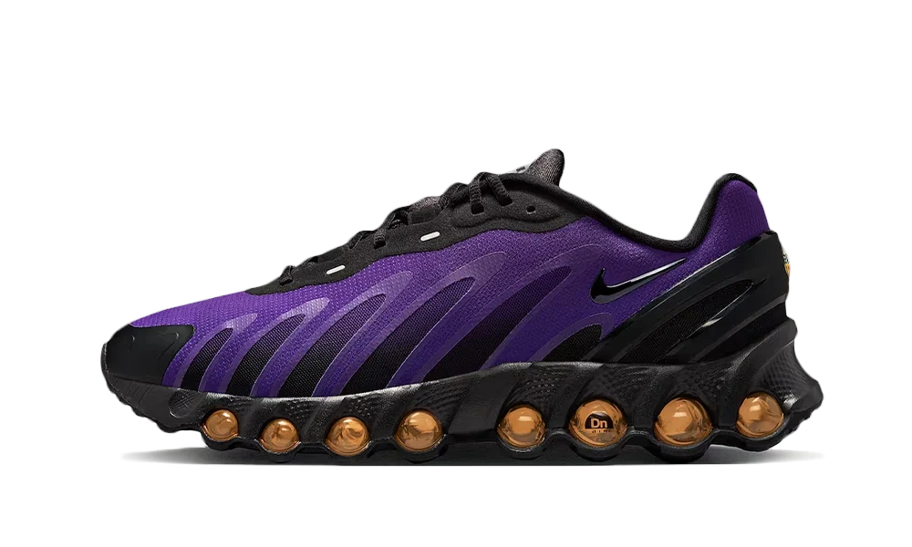 Air Max DN8 Black Total Orange Fierce Purple