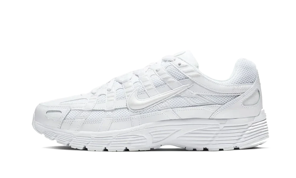 Nike P-6000 Triple White — vue principale