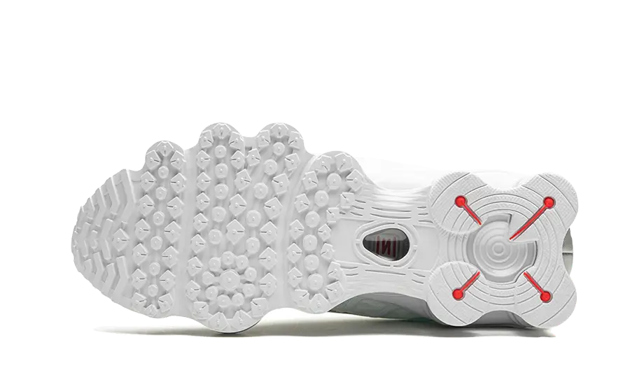 Nike Shox TL White Metallic Silver Max Orange