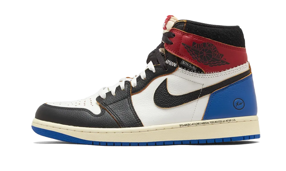 Air Jordan 1 High Fragment x Union Varsity Red Sport Royal