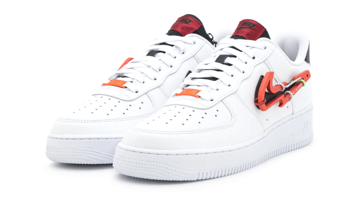 Air Force 1 Low Carabiner Swoosh Red