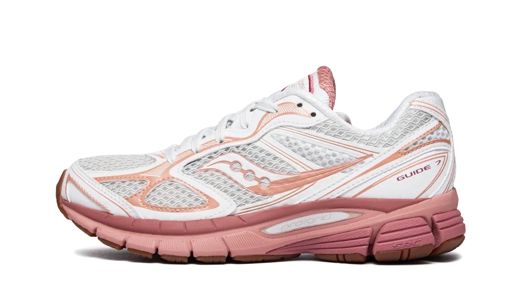 Saucony ProGrid Guide 7 White Peach