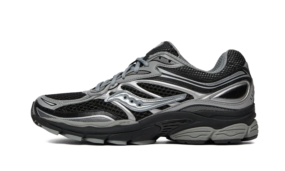 Saucony ProGrid Omni 9 Black Silver — vue principale