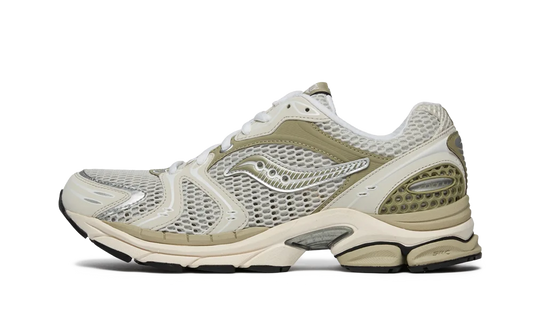 Saucony ProGrid Triumph 4 White Onyx Beige — vue principale