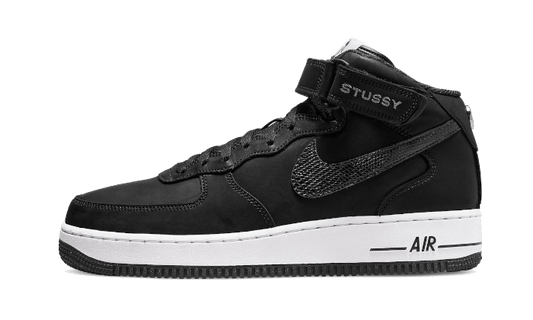 Air Force 1 Mid Stussy All Black