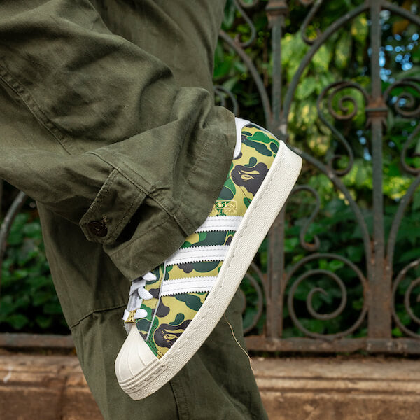 Adidas Superstar Bape ABC Camo Green