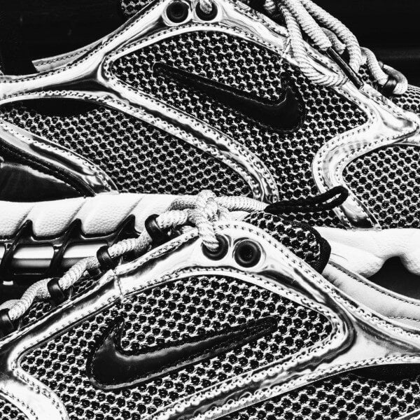 Air Zoom Spiridon Cage 2 Stussy Pure Platinum