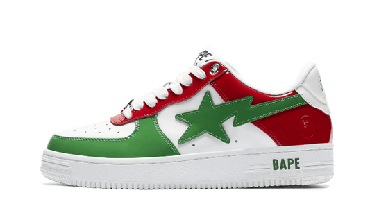A Bathing Ape Bape Sta Low Green Red
