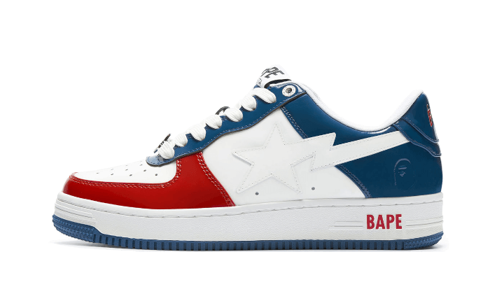 A Bathing Ape Bape Sta Low White Blue