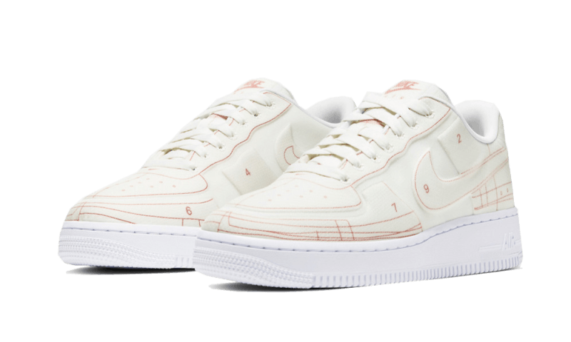 Nike Air Force 1 Low Schematic Summit White - CI3445-100