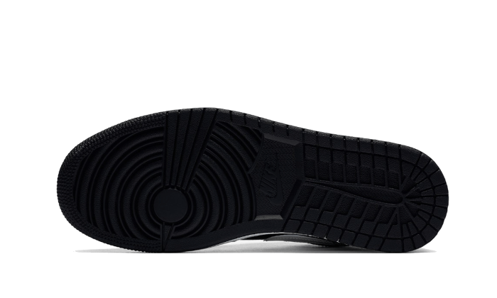 Air Jordan 1 Low Brushstroke Swoosh Black - DA4659-001