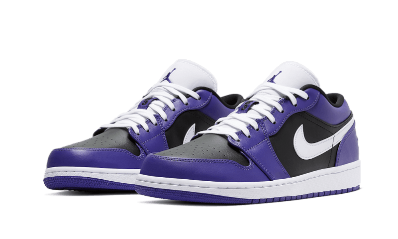 Air Jordan 1 Low Court Purple Black - 553558-501