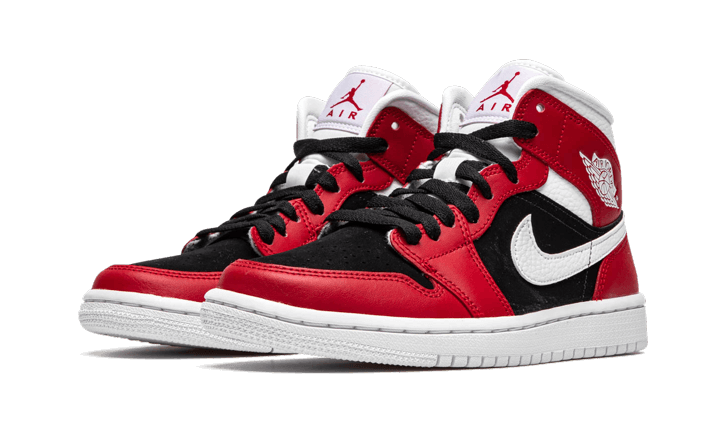 Air Jordan 1 Mid Gym Red Black - BQ6472-601