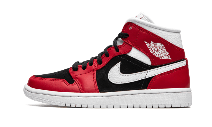 Air Jordan 1 Mid Gym Red Black - BQ6472-601
