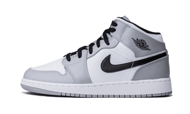 Air Jordan 1 Mid Light Smoke Grey - 554725-092