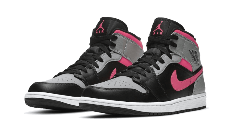 Air Jordan 1 Mid Pink Shadow - 554724-059