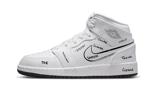 Air Jordan 1 Mid Schematic