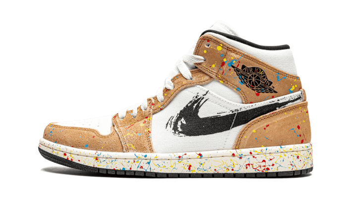 Air Jordan 1 Mid SE Brushstroke - DA8005-100